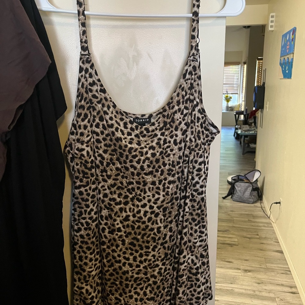 Torrid Animal Print Sleeveless Top